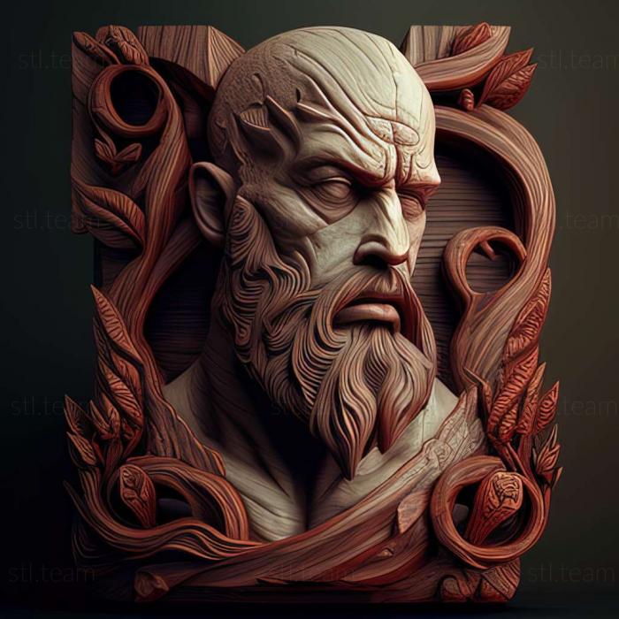 3D model God of War 2018 game (STL)